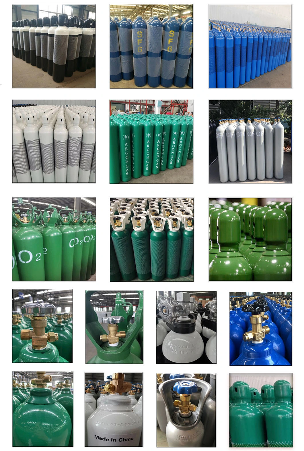 Top Quality Un ISO9808-1 Approved Gas Cylinder High Pressure Oxygen Cylinder Helium Cylinder Nitrogen Cylinder