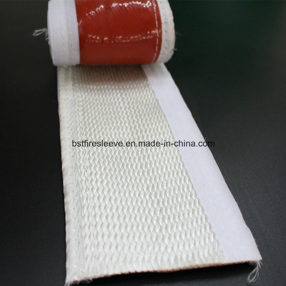 Glass Fiber Braided Steel Fctory Cable Hose Protection Fire Sleeving Silicone Covered Braided Fiberglass Sleeving