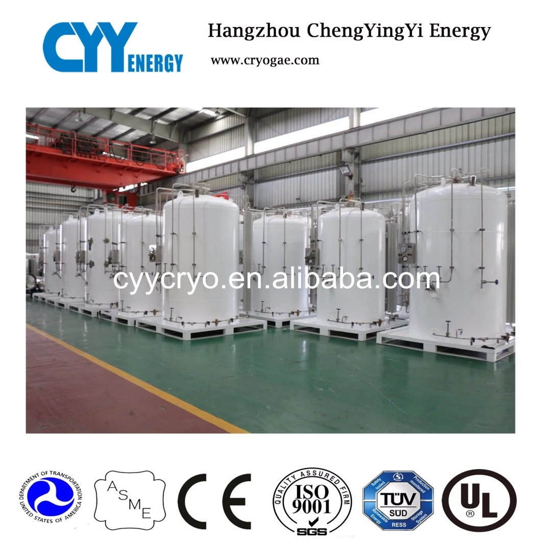 Lox/Lin/Lar Industry Gas Cryogenic Storage Tank Liquid Oxygen/Nitrogen/ Argon Gas Tank Vessel