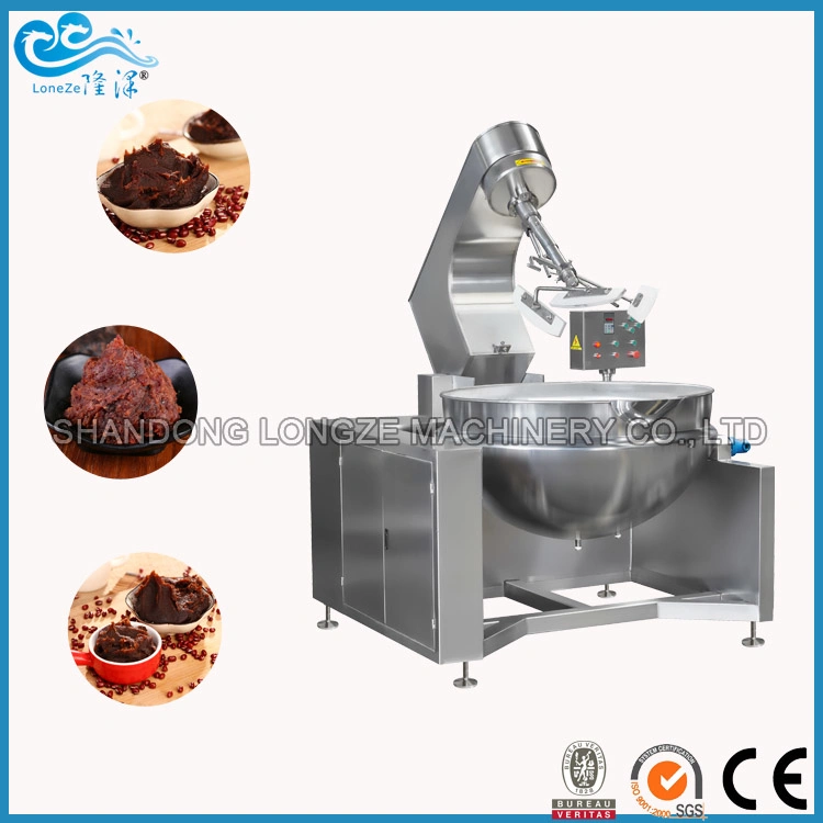 CE Approved Almond Paste Machine Tilting Double Jacketed Kettle Steam Jacketed Kettle for Sale