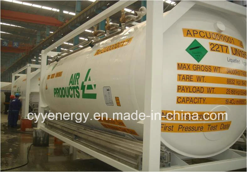 Newest LNG Cryogenic Liquid Oxygen Nitrogen Argon Carbon Dioxide Tank Container