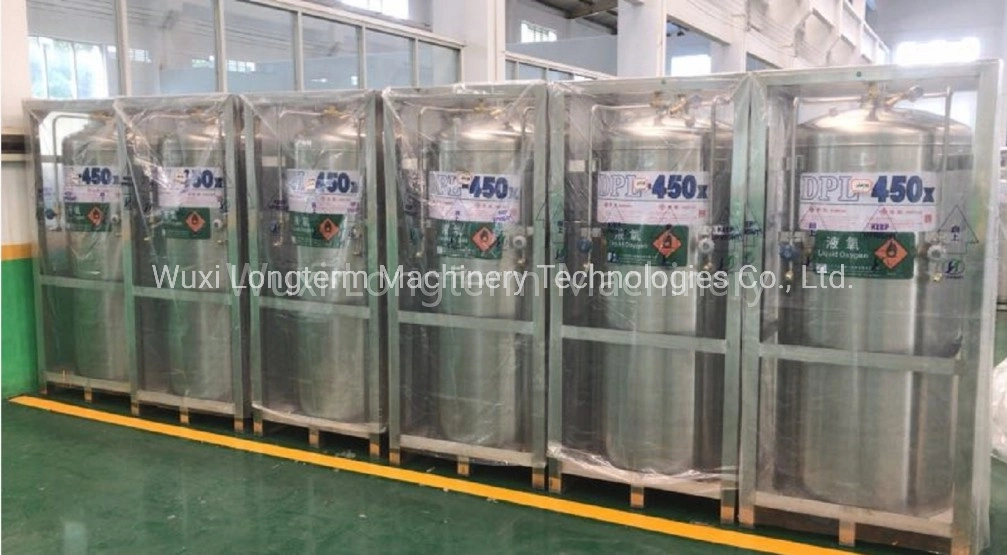 Nitrogen 2.88MPa Cryogenic Gas Cylinder Liquid Dewar Tank