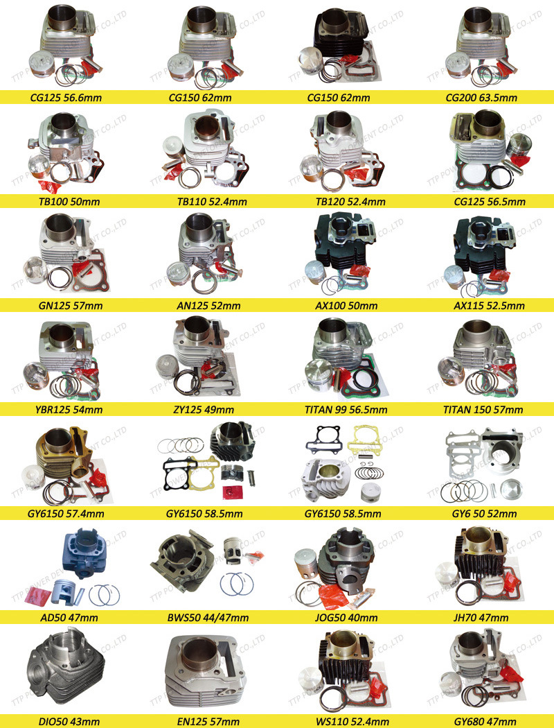 Qianjiang172 Motorcycle Accessories Motorcycle Cylinder Block, Cylinder Kit/Piston/Rings