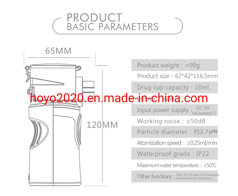 Portable Nebulizer Handheld Handheld Nebulizer Handheld Mesh Atomizer Nebulizer Portable Ultrasonic Handheld Nebulize Inhaler Low No