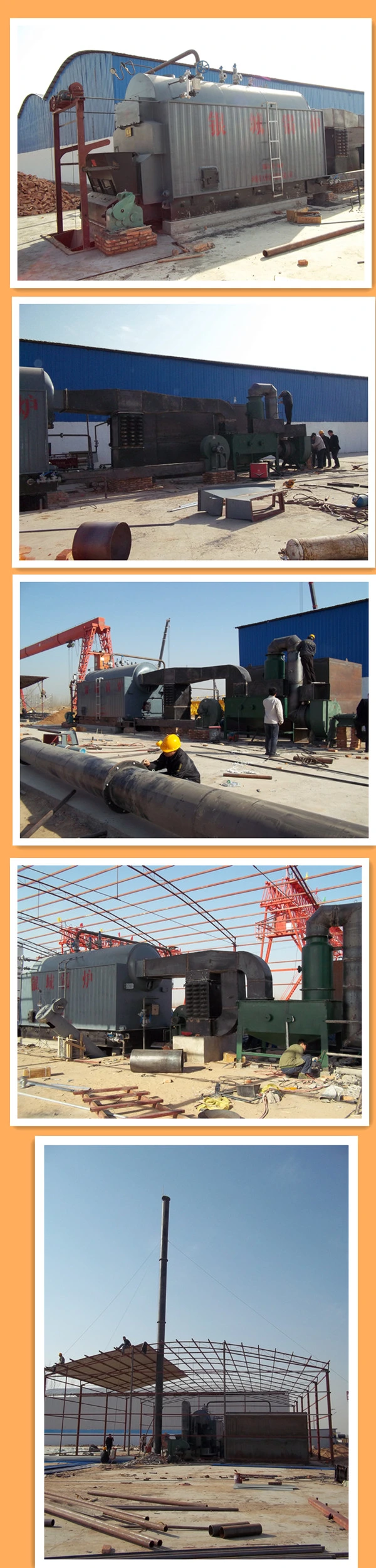 Packaged Boiler, Coal Fired Chain Grate 0.5-20t Steam Boiler