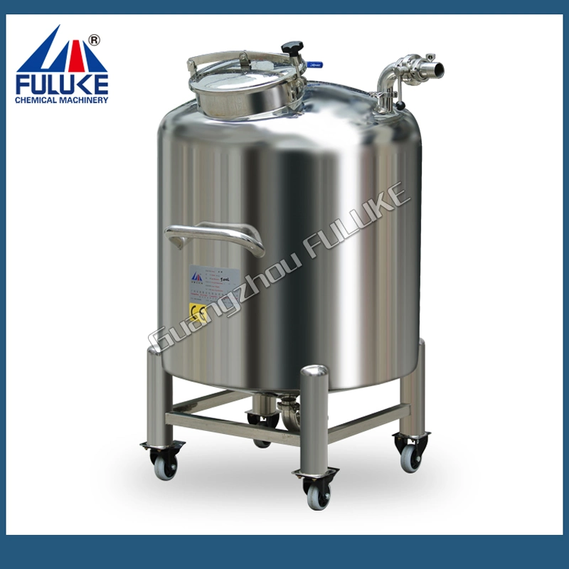 Fuluke Sanitary SUS304 Liquid Storage Tank Stainless Steel Oil Tank