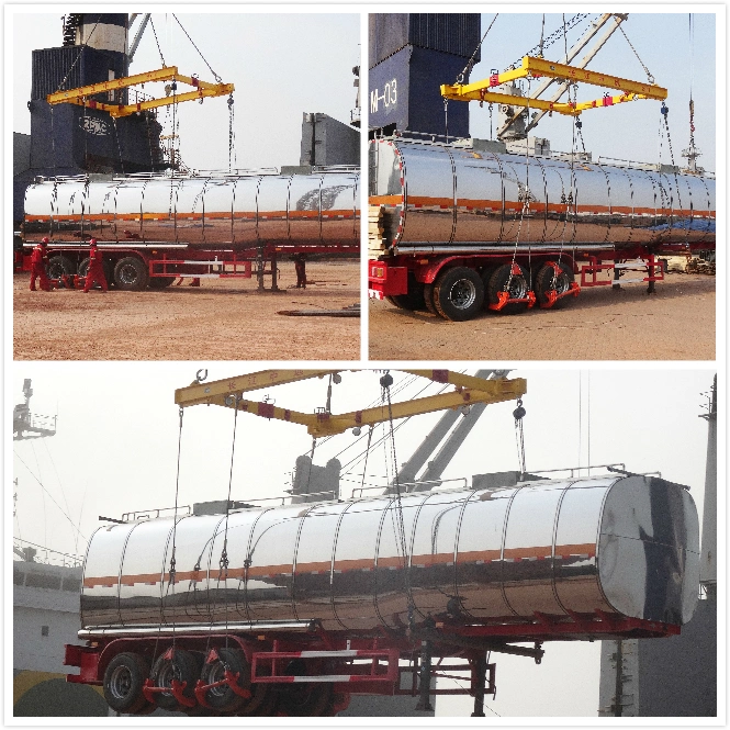 3 BPW/Fuwa Axles Fuel Storage Transport Petrol Tanker Trailer Crude Oil Storage Tank Semi Truck