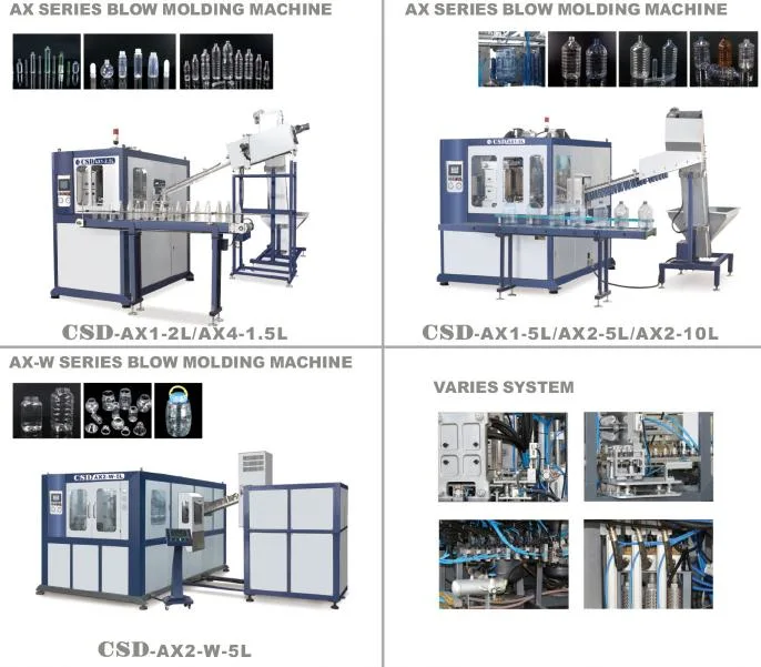 Ce Approved with Pet Down Blow Series Automatic Blow Molding Machine