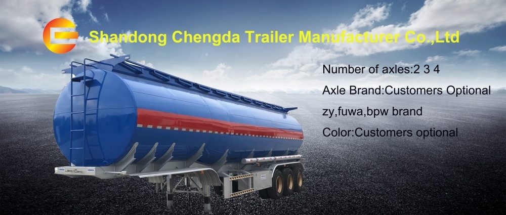 Oil Storage Tank 3 Axles Fuel Tank Trailer Sale