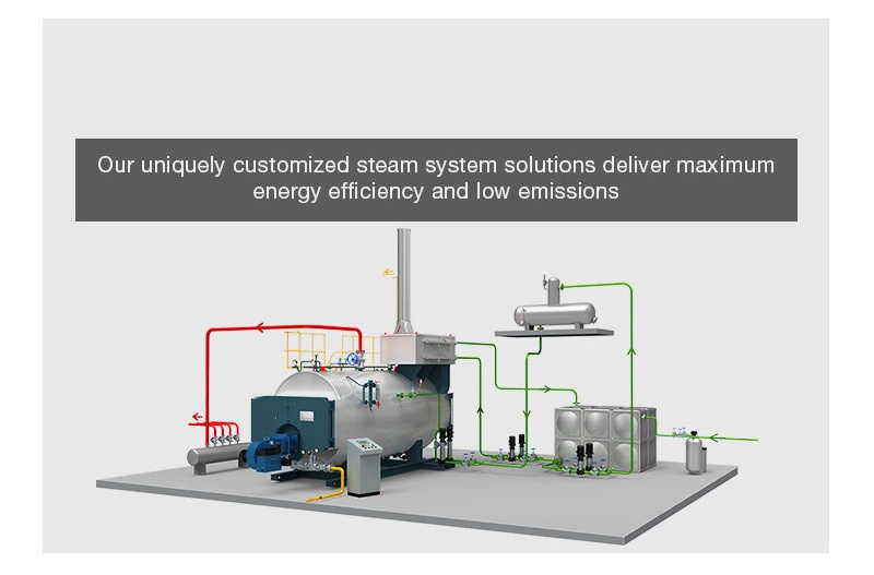 Natural Gas Steam Boiler to Generate Steam Used in Industry