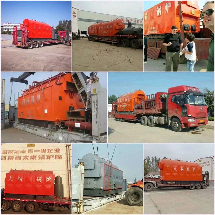 Sugar Mill Double Drum Chain Grate Water Tube Coal Fired 20 Ton Szl Steam Boiler