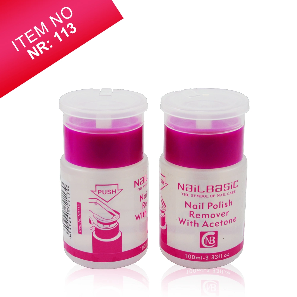 Nail Polish Remover with Pump Press to Use Large Volume Nail Polish Remover 70ml