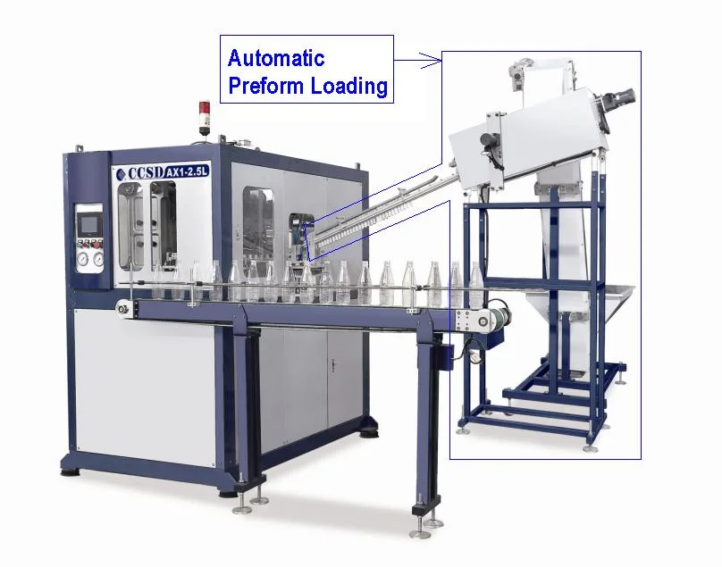 CE Approved with Ax Down Blow Series Automatic Blow Molding Machine (CSD-AX1-M-2.5L)