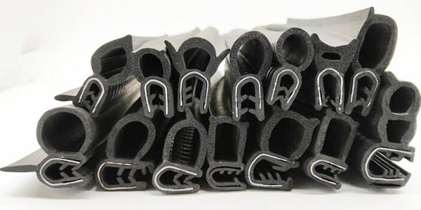 Steel Door Rubber Extrusion Seals in EPDM Rubber