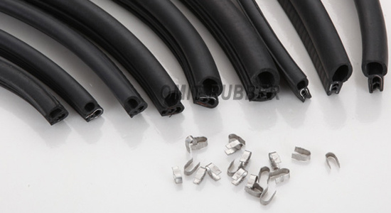 Steel Door Rubber Extrusion Seals in EPDM Rubber