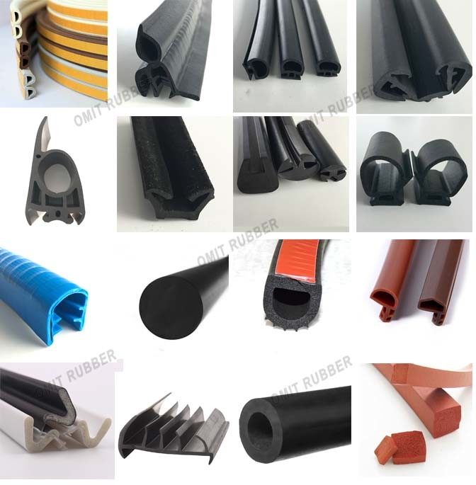 Steel Door Rubber Extrusion Seals in EPDM Rubber