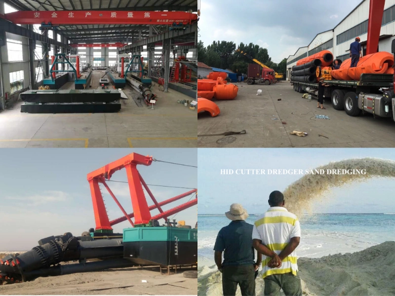 Full Hydraulic Cutter Dredger Depth 14m Dredging Machine/River Mining/Dredger at Low Cost