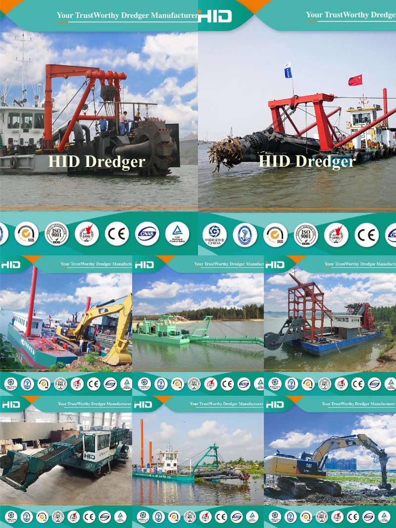 Full Hydraulic Cutter Dredger Depth 14m Dredging Machine/River Mining/Dredger at Low Cost