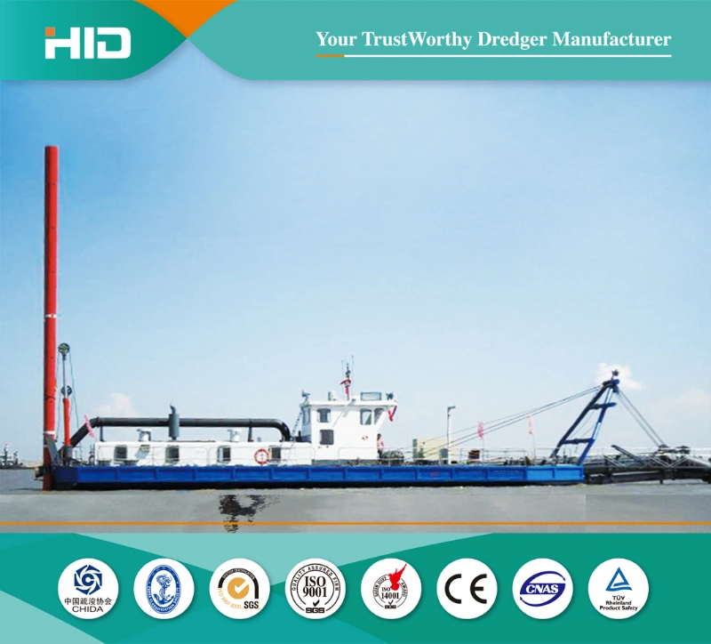 Full Hydraulic Cutter Dredger Depth 14m Dredging Machine/River Mining/Dredger at Low Cost