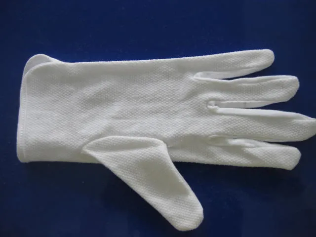 ESD Anti-Slip Anti-Static PVC Dotted Glove Lint Free