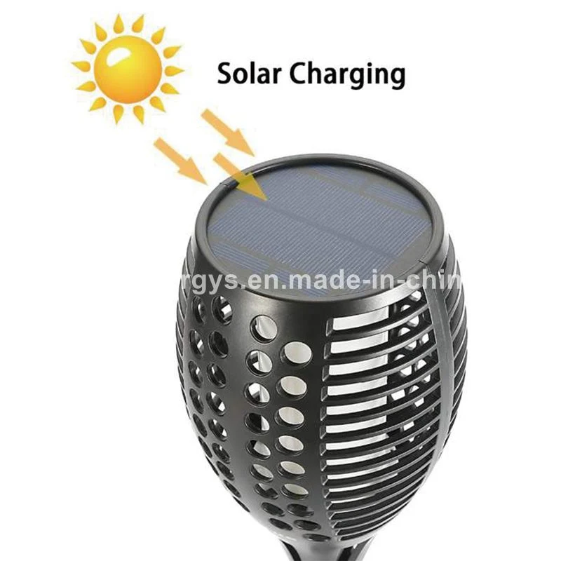 Solar Garden Torch Lights 96 LED Dancing Flame Lighting