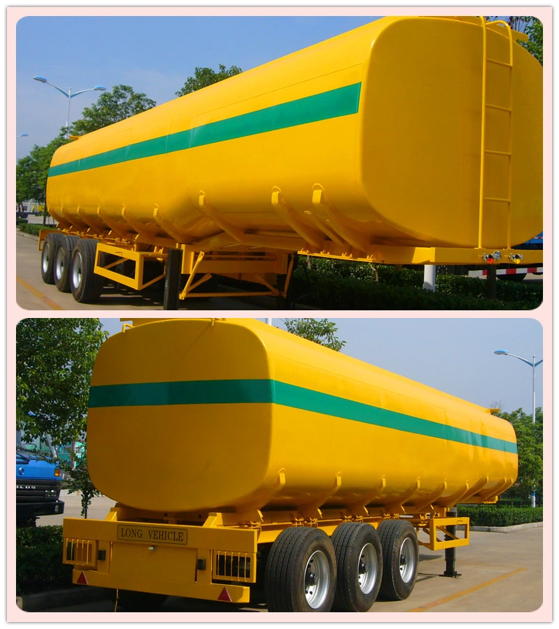 3 Axle Fuel Tank Trailer, 40000 Liters Fuel Tank Semi Trailer, China Made Fuel Tanker Trailer