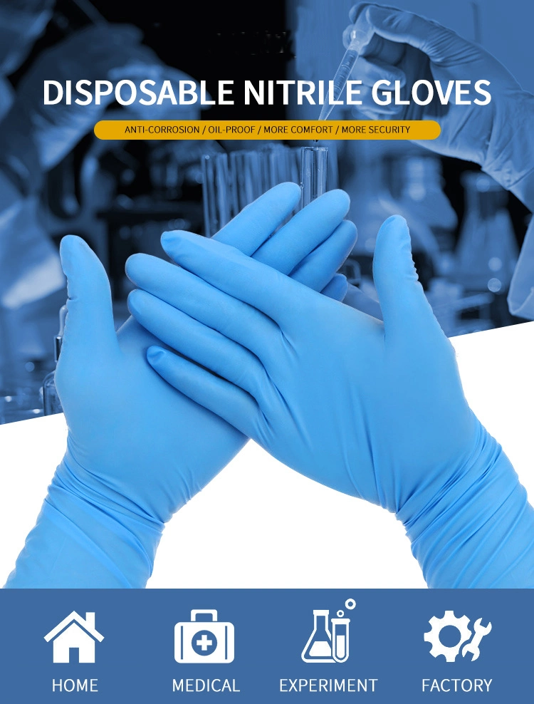 Supply Powder or Powder Free Latex Gloves Safety Gloves Nitrile Gloves Disposable Gloves