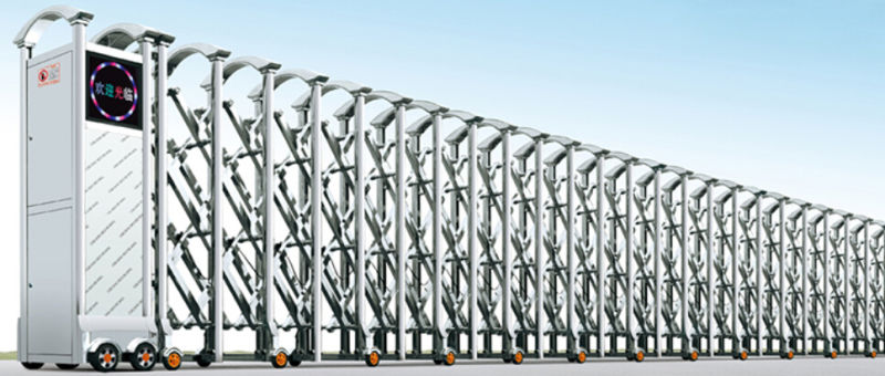 Aluminum Alloy Entrance Door Retractable Door/Gate