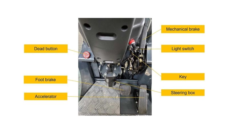 Forklift Batteries 2 Ton Electric Forklift, Articulated Forklift