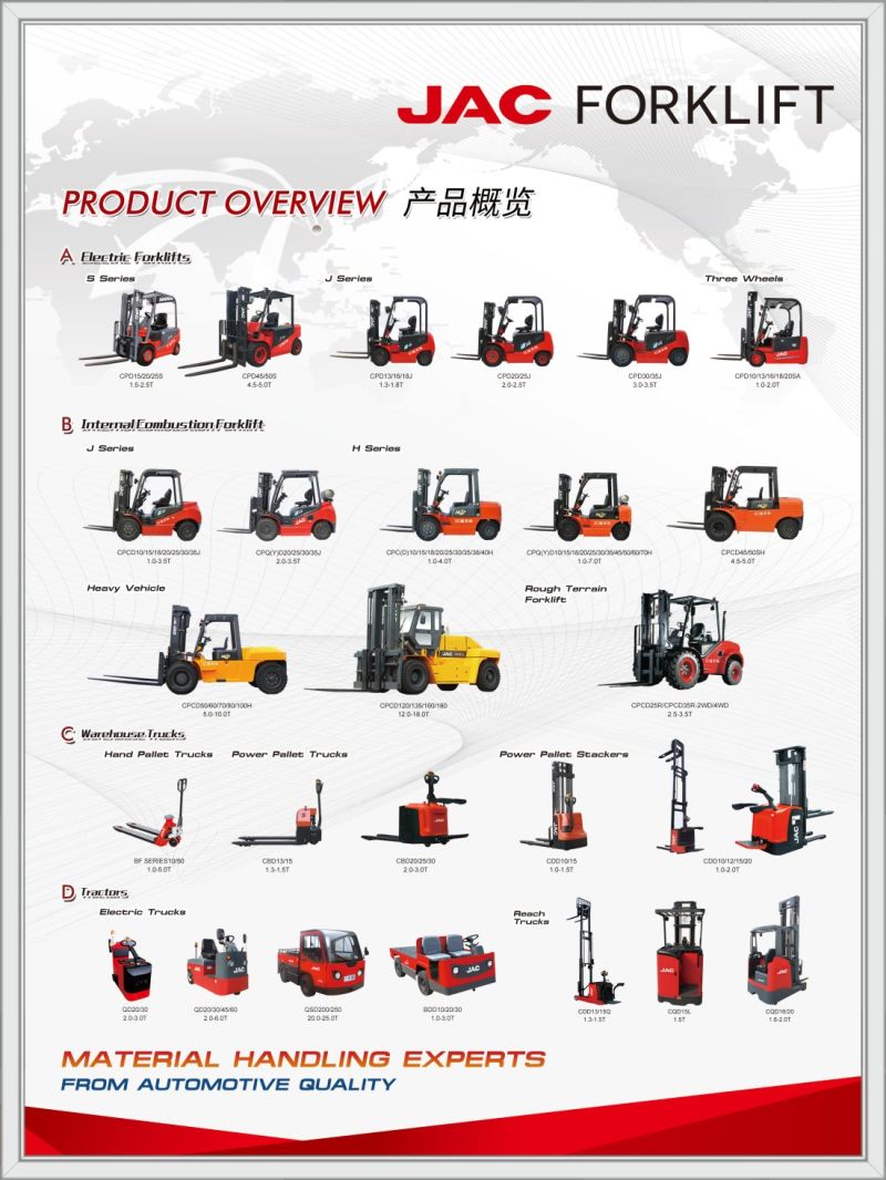 JAC Diesel Forklift Cpcd25h / Internal Combustion Forklift / Diesel Forklift