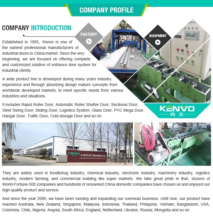 Industrial Spiral Fast Roll up Door for Forklift Use