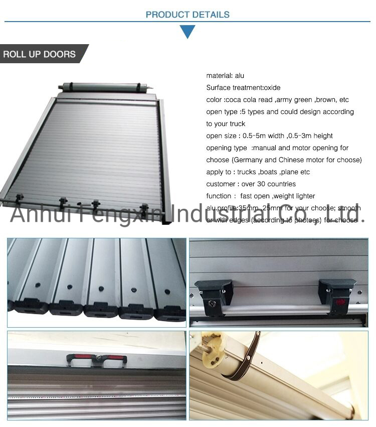 Aluminum Rolling Doors for Fire Fighting Truck Rescue Equipment