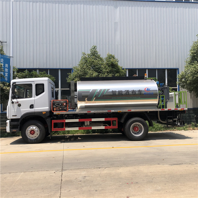 10000 Liters to 12000 Liters Sinotruck HOWO 4X2 290HP Stainless Steel Asphalt Spray Truck