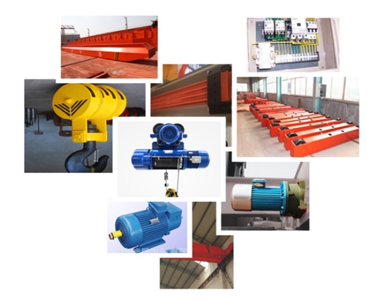 Wireless Remote Control Single Girder Overhead Crane 10 Ton 5 Ton, 3 Ton, 2 Ton for Sale
