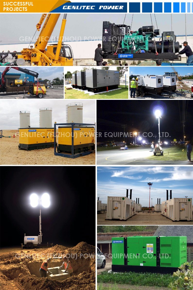 Outdoor Emergency Rescue 4X100W LED Mobile Lighting Tower