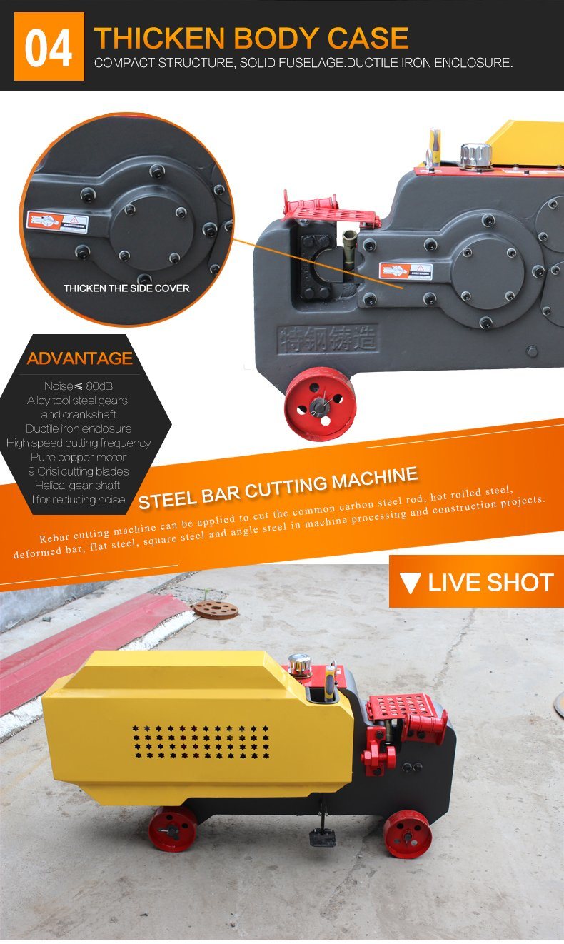 Best Quality Hitachi Rebar Cutter Factory Price Hydraulic Steel Bar Cutter