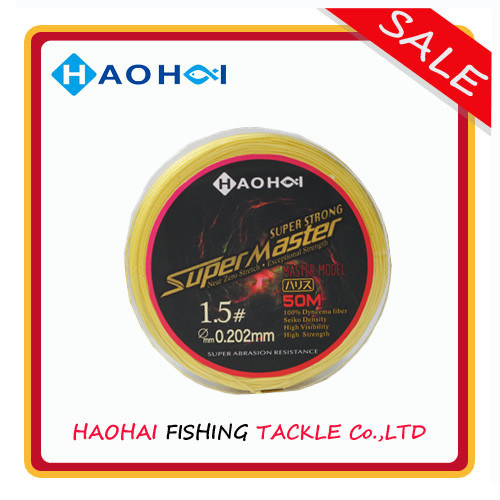 Fluorescent Yellow Color Catfish Fishing Leader Fishing Line