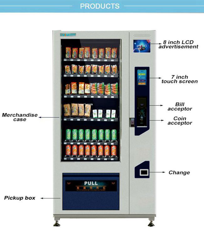 China Manufacture Self-Service Custom Automatic Vending Machine Options