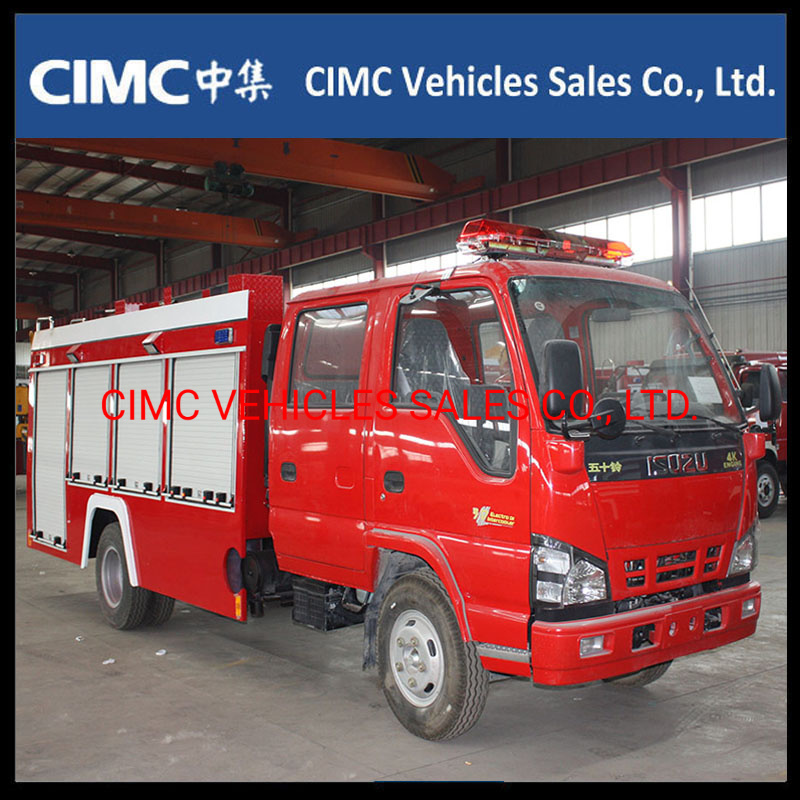 China Isuzu 600p 4*2 120HP Fire Rescue Truck