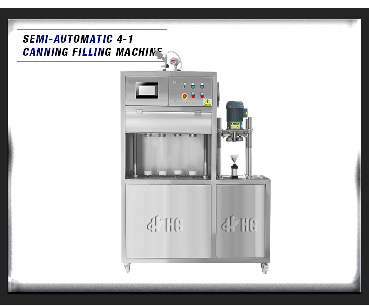 Beer Gas-Containing Beverage Can Filling Filler and Seamer Machine