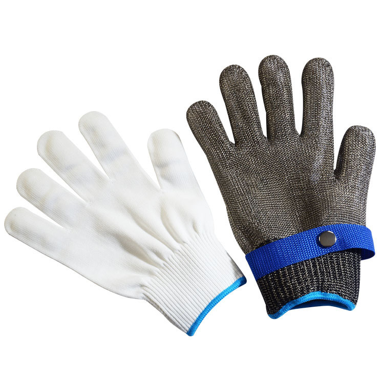 Anti-Cut Gloves High Quality Stainless Steel Wire Grade 5 Gloves Woodworking Repair Hand Safety Gloves