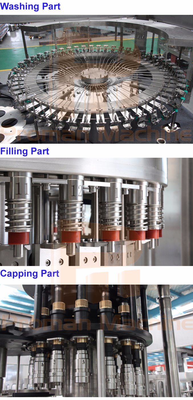 Mineral Water Filling Machine 3 in 1 Monoblock / Bottling Equipment Manufacturers / Liquid Filling Machine for Pet
