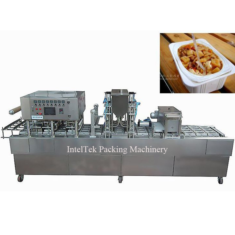 Cup Bowl Ice Cream Filling Packing Machine Ice Cream Paper Bowl Filling Sealing Machine