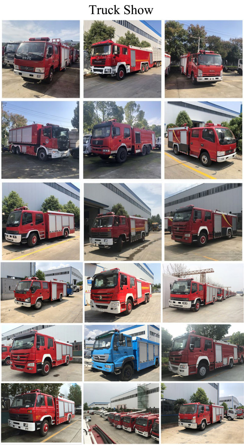 4*2 Fire Truck Manufacture 5 Tons Fire Tender