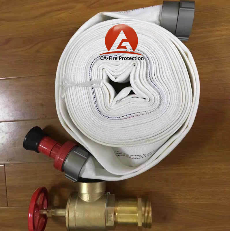 Polyester Fire Fighting Hydraulic Fire Hose with PVC Lining