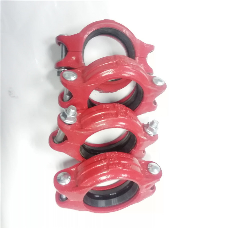 Ductile Iron Pipe Fittings Rigid Coupling for Fire Protection System