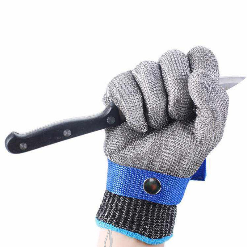 Anti-Cut Gloves High Quality Stainless Steel Wire Grade 5 Gloves Woodworking Repair Hand Safety Gloves