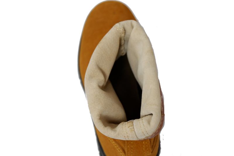 Stock Suede Leather and Sheep Lining Safety Boots