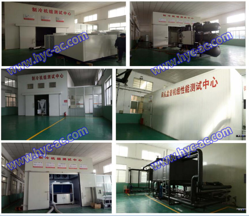 Industrial Air Cooled Rooftop Packaged Air Conditioning Unit with Gas Burner