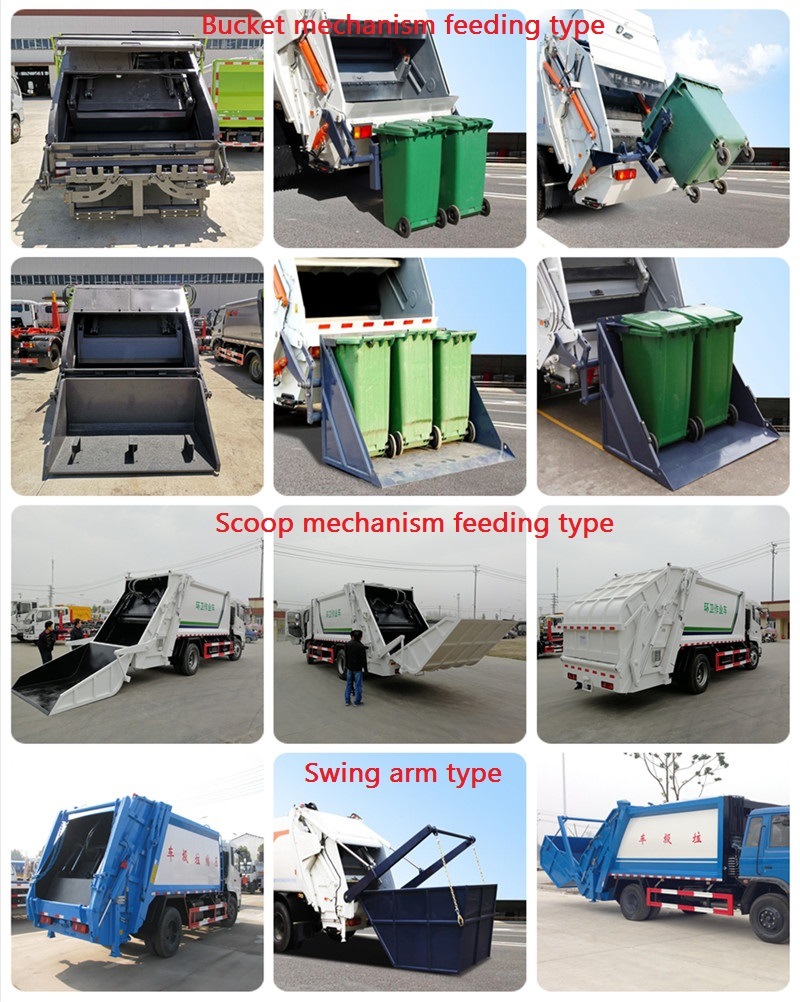 5000L-6000L Mini Refuse Waste Trash Compactor Trucks for Sale